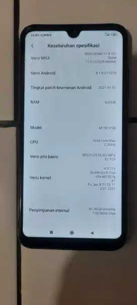 Dijual murah xiomi mi play 6/128
