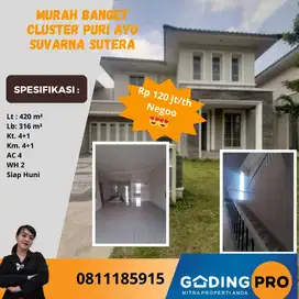 Rumah Luas Hadap Golf Suvarna Sutera Lavon Cikupa Tangerang