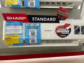 SEGAMPANG ITU DAPATKAN AC SHARP 0,5PK PROMO BUNGA 0% DI HOMECREDIT