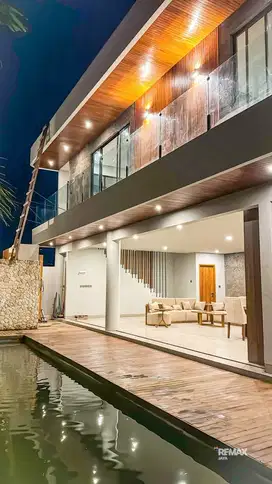 Villa new brand with rice field view in Munggu.