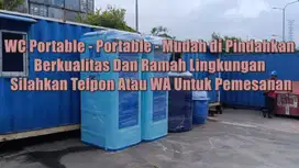 Toilet Portable, Toilet Darurat Toilet Fiberglas Praktis Mudah Dipinda
