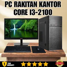 KOMPUTER KANTOR CORE I3 RAM 8 LENGKAP 1 SET SIAP PAKAI