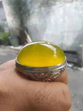 Batu cincin serpentin aceh ukuran jumbo