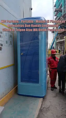 Toilet Darurat , Toilet Portable, Toilet Fiberglas Praktis Mudah Dipin