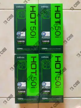 Infinix hot 50i NFC ram 6+6/128 100% baru Termurah