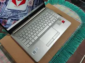 Laptop hp 14s dk1001ax series model baru , design mewah slim ringan bu