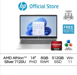 Laptop HP 14inch Athlon Silver 7120U AMD Radeon Graphics 8/512 SSD