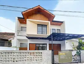 Rumah baru modern tropis di antapani indramayu