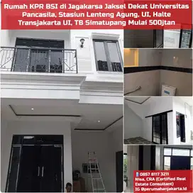 Rumah KPR Di Jagakarsa Dekat Universitas Indonesia Stasiun Lenteng Ag