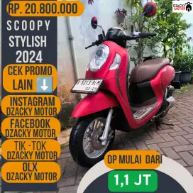 SCOOPY STYLISH 2024 SECOND LIKE NEW