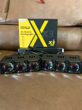lampu led 3 mata mini proji