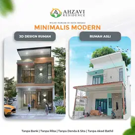 Dijual rumah 2 lantai di kota Bekasi, bebas custome