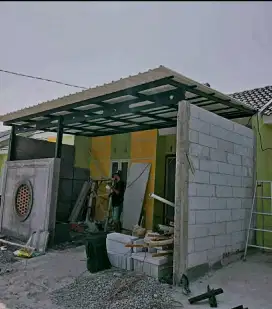 Kanopi teras halaman rumah