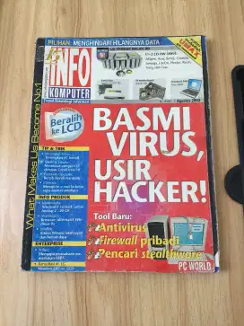 Majalah Info Komputer Agustus 2002 Basmi Virus Usir Hacker