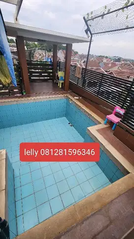 Rumah 3Lantai Ada Rooftob dan Kolam Renang