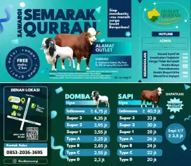 sapi domba hewan qurban sesuai Syariat outlet sawargi bandung