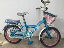 Jual Sepeda Anak Wim cycle - Bekas, motif kartun Frozen