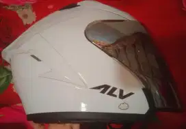 Helm Ori ALV Ultron M (white/silver) Murah COD Nego