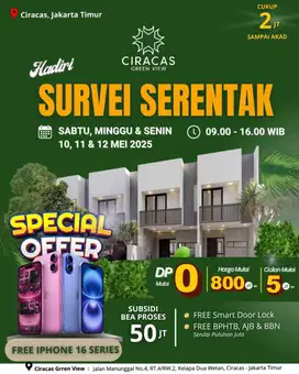 PERUMAHAN ”CIRACAS GREEN VIEW” JAKARTA