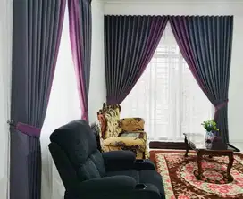 Tukang Tirai Gorden Jendela Gordyn Mewah Hordeng Model Terbaru Murah