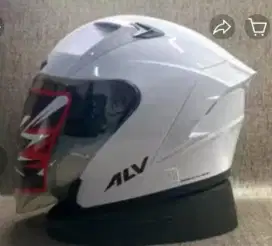 Helm Ori ALV Ultron M (white/silver) Murah COD Nego