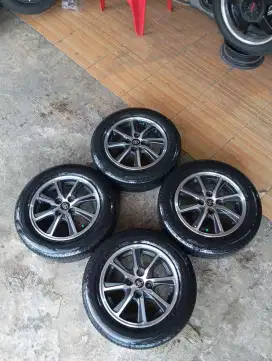VELG OEM TOYOTA CAYLA RING 14 PCD 4X100 PLUS BAN