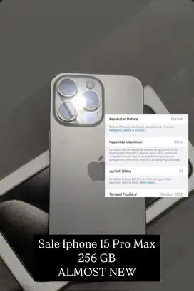 IPHONE 15 PROMAX 256