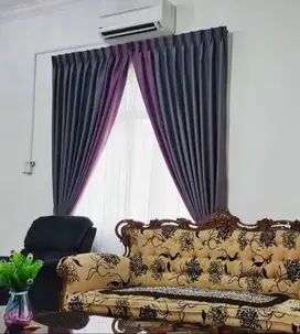 Pasang Tirai Gorden Jendela Gordyn Mewah Hordeng Model Terbaru Murah