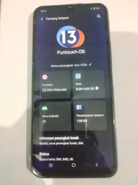 Vivo y33s RAM 8+4/128GB TT BT