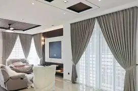 Supplier Gorden Blackout Sekat Klinik Hordeng Pintu Gordyn Vitrase