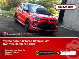 LOW KM 3RB Toyota Raize 1.0 Turbo GR Sport AT Non TSS Merah 2024/2025