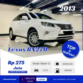 Lexus RX270 NIK 2013 Putih RX 270