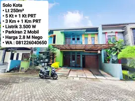 Jual Rumah Area Perumahan Solo Kota, Dekat Pusat Bisnis