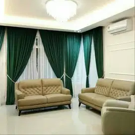 Pusat Tirai Gorden Jendela Gordyn Mewah Hordeng Model Terbaru Murah