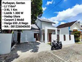 Jual Rumah Siap Pakai Area Purbayan Gentan, Dekat Laweyan, Purwosari