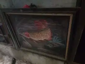 Lukisan arwana  jadul