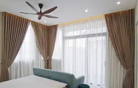 Termewah Gorden Blackout Sekat Klinik Hordeng Pintu Gordyn Vitrase