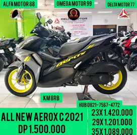 All New Aerox 2021 Abu (Motor Bekas Berkualitas)