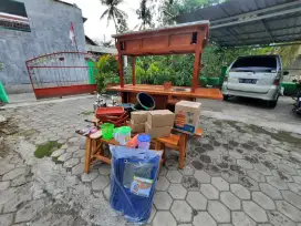 Gerobak Angkringan murah bayar COD gratis Ongkir BANDUNG