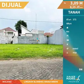 Dijual Tanah Kavling Strategis di Lingkar Blimbing Indah Araya Malang