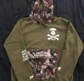 Jual Hoodie BAPE original baru warna army