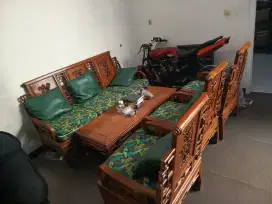 Kursi set ruang tamu jati