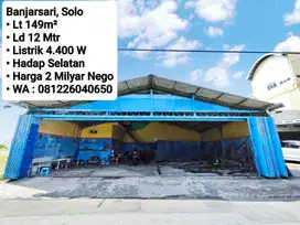 Jual Ruang Usaha Untuk Cucian Mobil dan Motor Area Banjarsari Solo