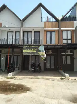 DIJUAL RUMAH JATISAMPURN 2 LANTAI FREE BIAYA ALL IN CUKUP BOOK 5 JUTA