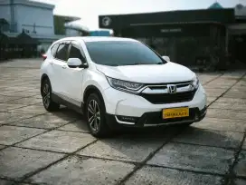 [KM 50RB] CRV 2017 TURBO PRESTIGE PUTIH GARANSI KM ASLI RECORD 2018