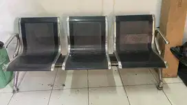 KURSI TUNGGU BESI 3 SEAT