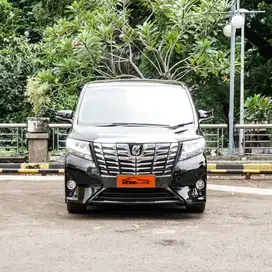 [WARRANTY] TOYOTA ALPHARD 2.5 G (Pilot Seat) AT 2015 BLACK ON BEIGE