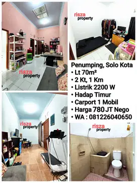 Jual Rumah Area Solo Kota, Dekat Paragon, SGM, Sriwedari, Baron