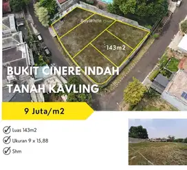 Tanah kavling di bukit Indah Cinere
