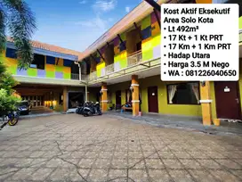 Jual Kos Putri Aktif Area Solo Kota, Dekat Purwosari, Laweyan